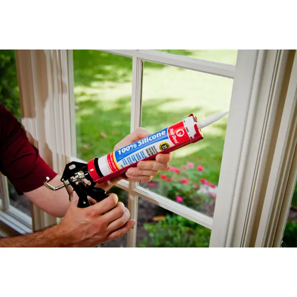Red Devil 9.8 oz 100% White Silicone Sealant - 0816 | Blain's Farm