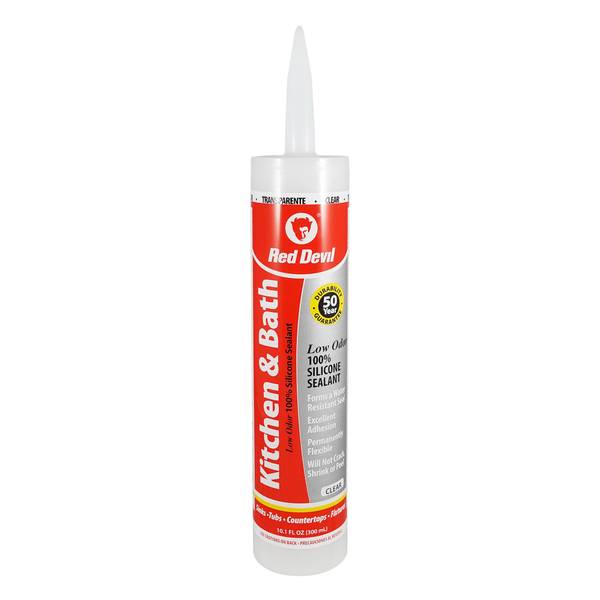 Photo of 10.1 oz Kitchen/Bath Low-Odor Silicone Sealant