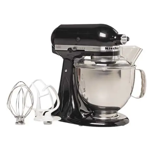 KitchenAid Classic Series Stand Mixer 4.5 Q and Ice Cream Maker Attachment,  Onyx Black