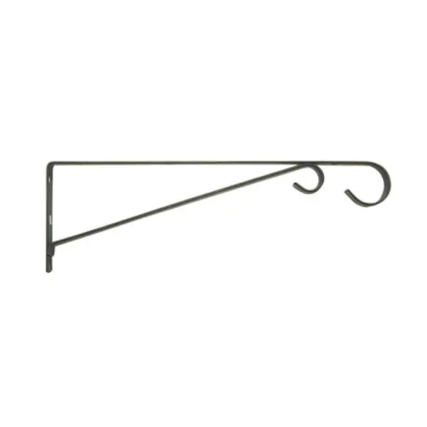 Panacea Black Steel Hanging Plant Bracket - 15"