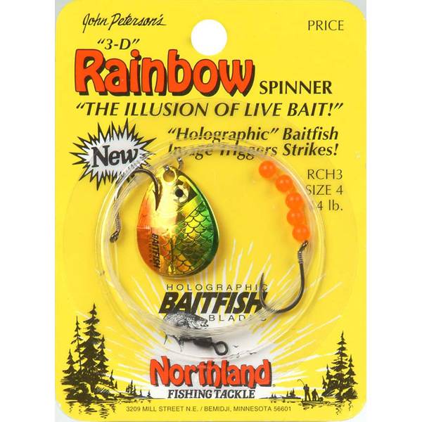 Northland Fishing Tackle Holographic Baitfish Spinner Hooks - RCH3