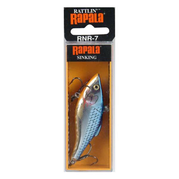 Rapala 2-3/4 Silver Blue Rattl'n Rap Fish Lure - RNR07SB