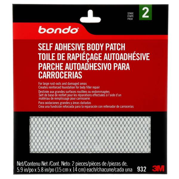 Bondo Self-Adhesive Body Patch - 932ES