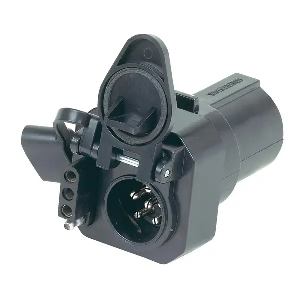 Hopkins Plug-In Simple 7 RV Blade to 4-Wire Flat Adapter - 47355