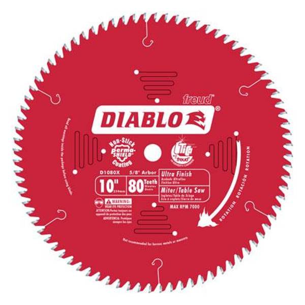 Diablo 10" Miter Saw Blade, 80 HiATB D1080X Blain's Farm & Fleet