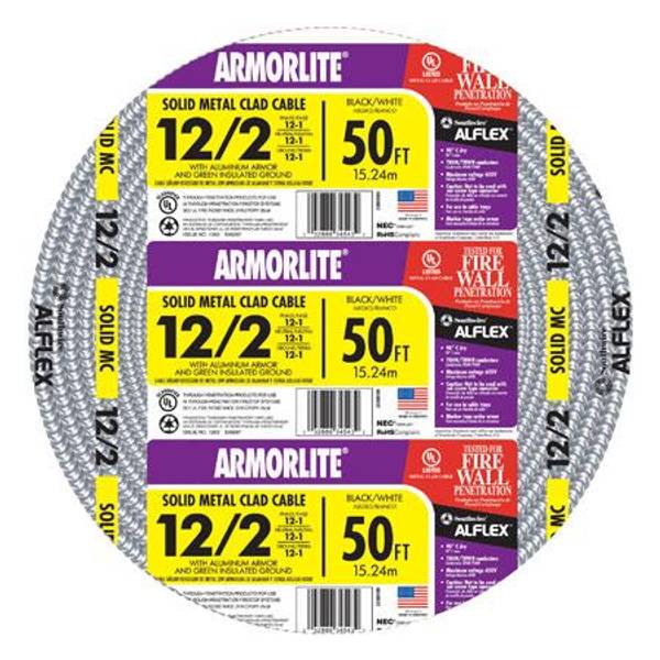 Photo of EZ - MC Armorlite 600V Aluminum - Clad Cable