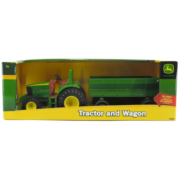 John Deere Tractor with Wagon Play Set W 