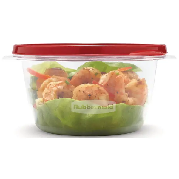 Rubbermaid Take Alongs Round Covered Serving Bowls, 15.7 Cup - 2 count