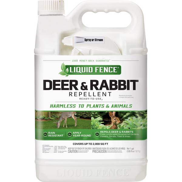 Liquid Fence Deer & Rabbit Repellent ReadytoUse, 1 Gallon HG70109