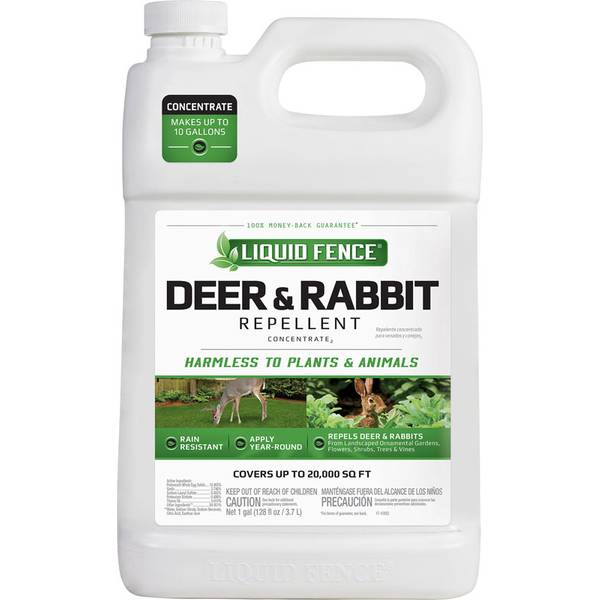 Liquid Fence Deer & Rabbit Repellent Concentrate, 1 Gallon - HG-70111 ...