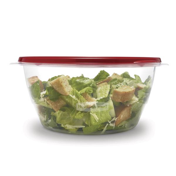 4/Pack Sistema Klip It Salad To Go Container Freezer 4.5 Cup Assorted Colors