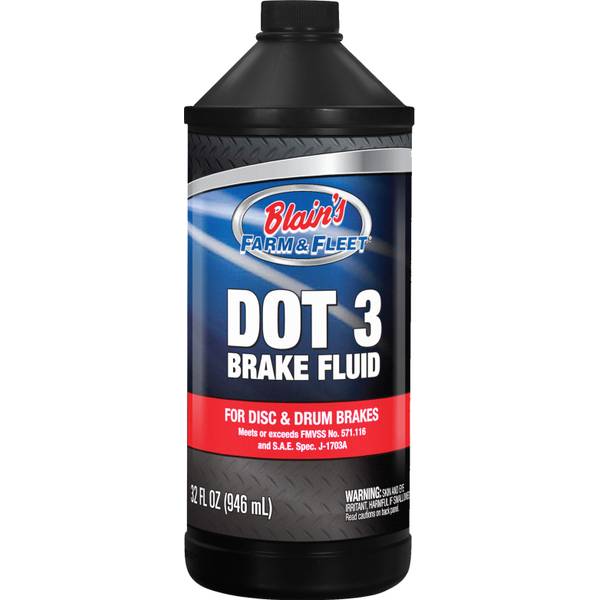 Blain's Farm & Fleet 12 oz DOT 3 Brake Fluid, 32 oz 91112 Blain's