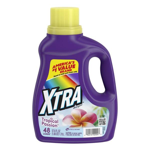 UPC 094514000908 product image for XTRA 67.5 Fl oz Tropical Passion Liquid Laundry Detergent | upcitemdb.com