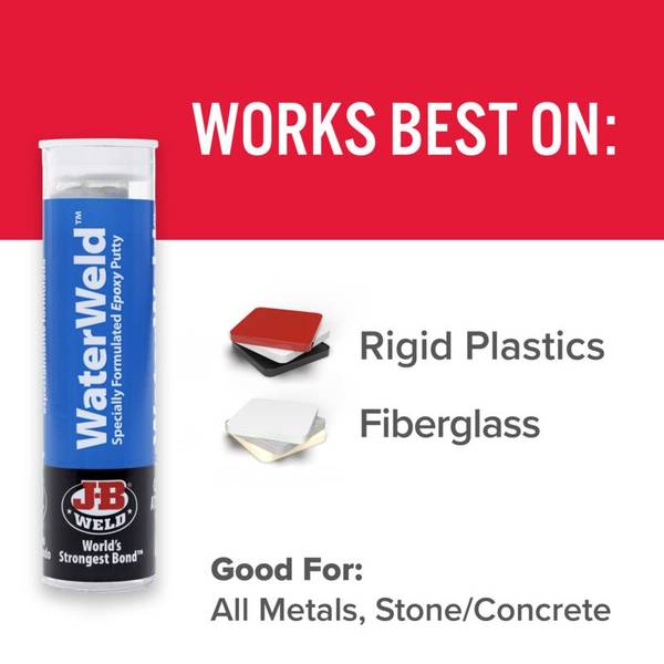 J-B Weld WATERWELD EPOXY PUTTY - 2 OZ - 8277 | Blain's Farm & Fleet