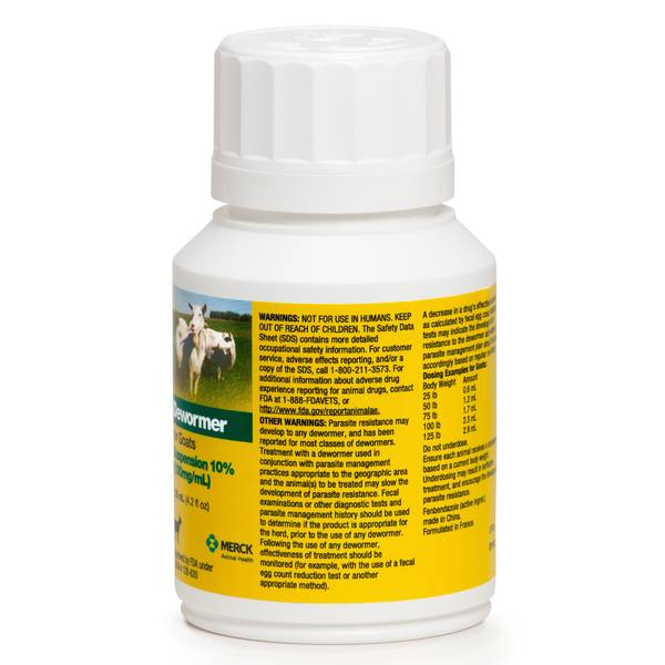tobacco for worming goats Murdoch's  Merck Safe-Guard Safe-Guard Dewormer for Goats