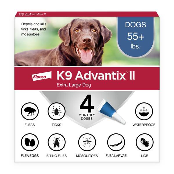 Photo of 4-Pack Advantix II Vet-Recommended Flea, Tick and Mosquito Treatment