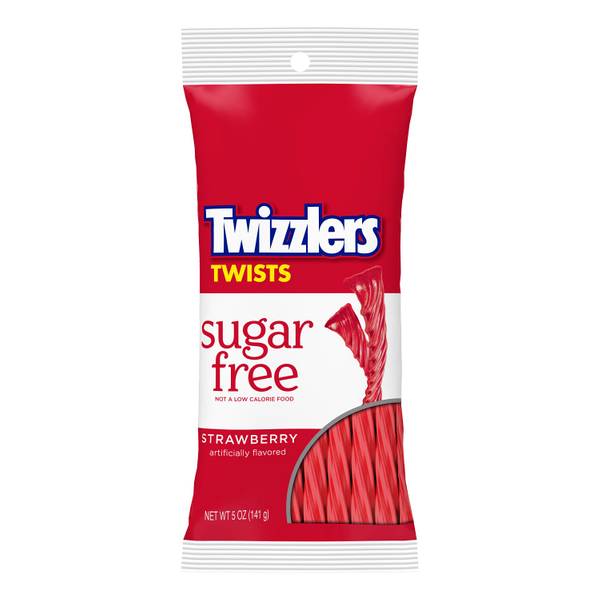 Twizzlers Twists Strawberry Flavored King Size Licorice Style Candy, Bag 5  oz
