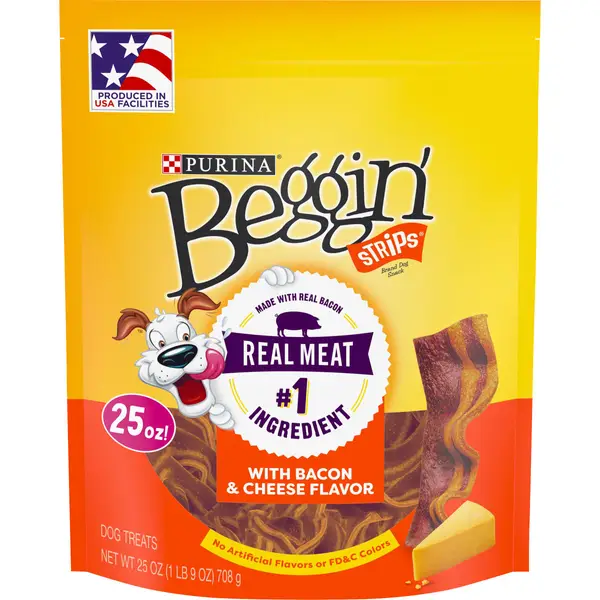 Beggin' Bacon Cheese Flavor Dog Treats, 25 oz, Real Meat #1