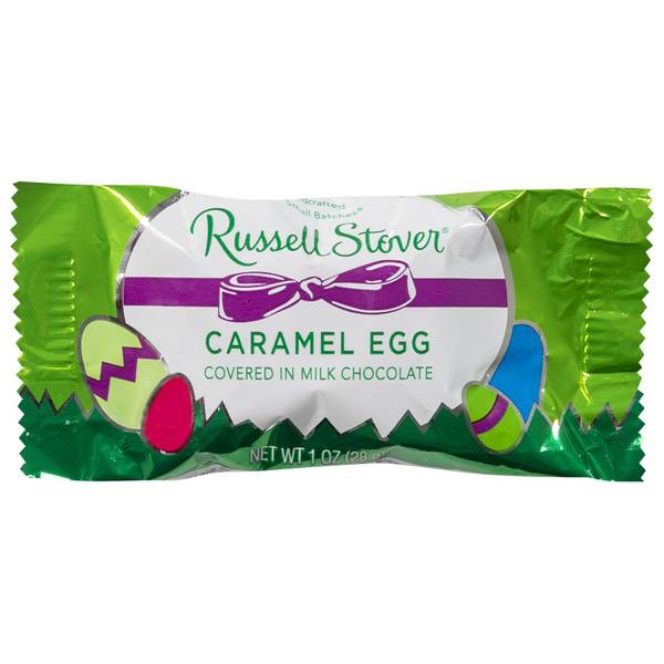 Russell Stover 1 oz Caramel Chocolate Covered Easter Egg 3275233 Blain's Farm & Fleet