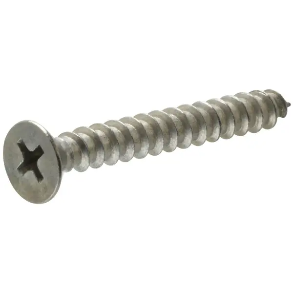 Hillman 881862 Flat-head Phillips Sheet Metal Screw #6 x 1-1/2 inch 5-Pack  