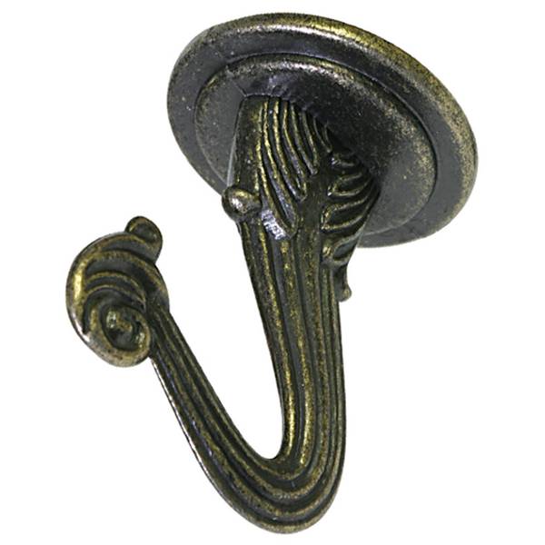 Ceiling Hook - Antique Brass