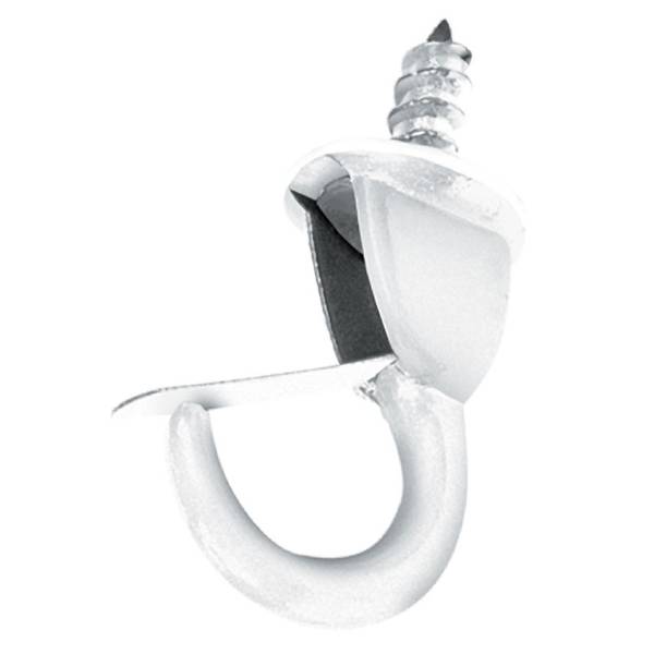 Hillman Safety Cup Hooks with Clips, White 122244 Blain's Farm & Fleet