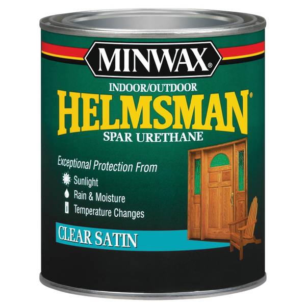 Minwax Helmsman Spar Urethane Indoor/Outdoor Wood Finish  Quart  Satin