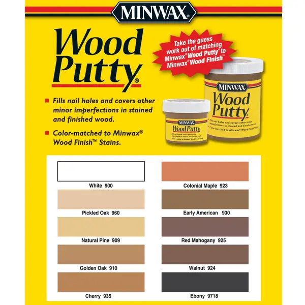 Minwax Color-Matched 6-oz Golden Oak Wood Filler in the Wood Filler  department at