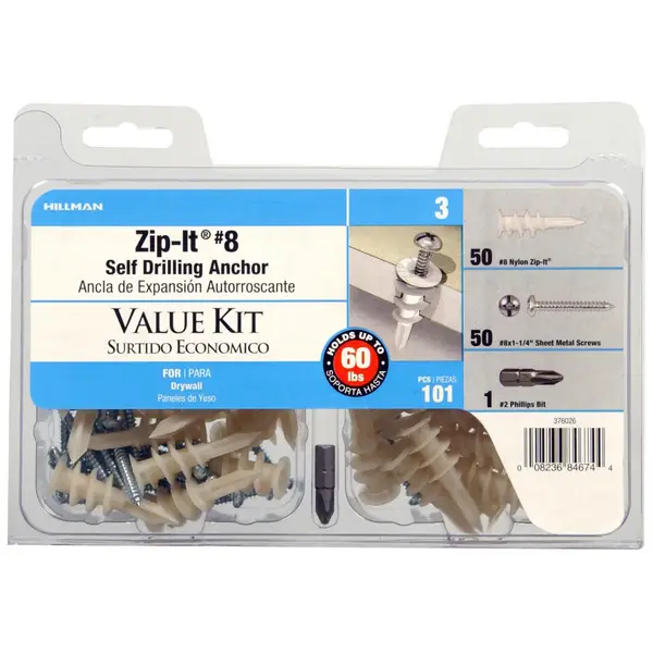 Hillman 101-Count #8 Nylon Zipit Kit - 376026 | Blain's Farm & Fleet