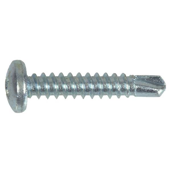 Photo of #10 3/4" Zinc Pan Head Phillips Self Drilling Screws