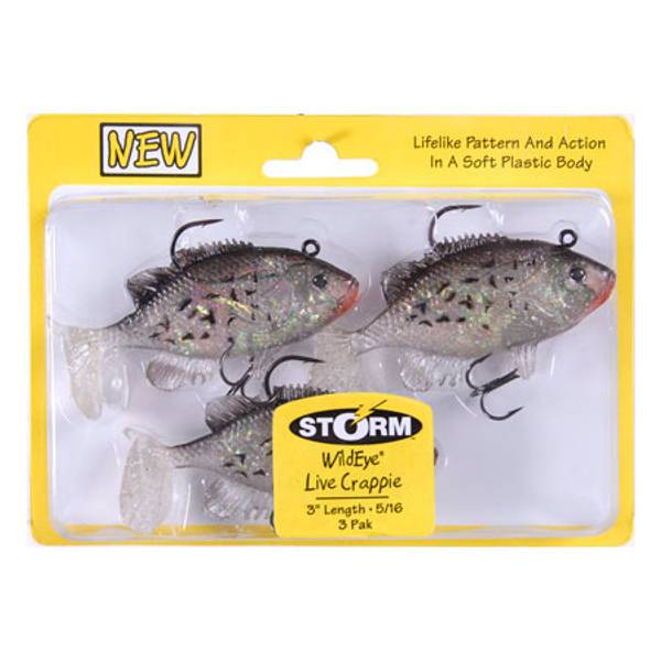 Storm Crappie Plastic Vintage Fishing Lures for sale