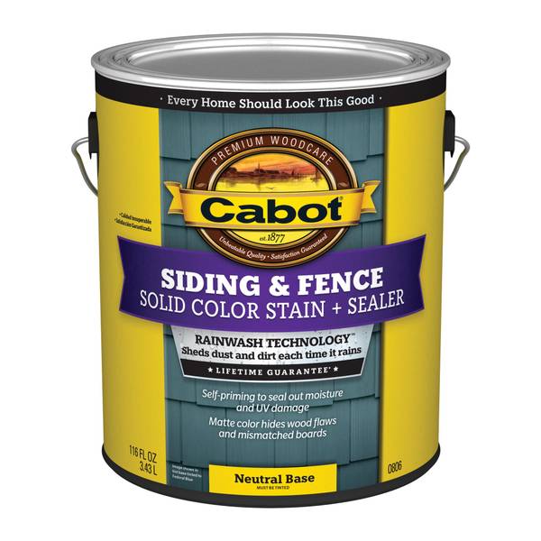 Photo of 1 Gallon Siding & Fence Solid Color Stain + Sealer