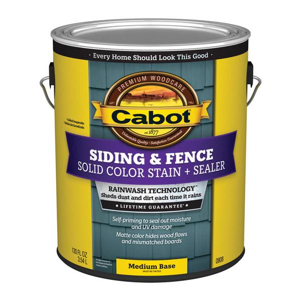 Photo of 1 Gallon Siding & Fence Solid Color Stain + Sealer