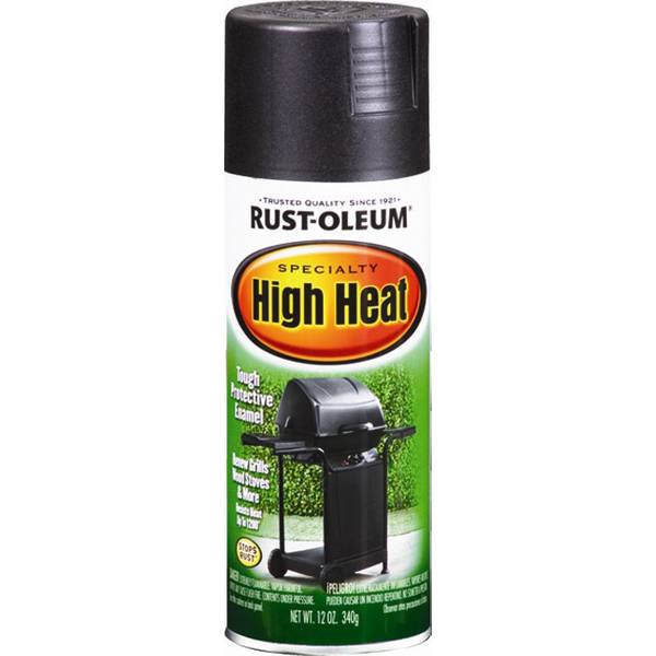 Rust-Oleum 7751830 High Heat Spray Paint, 12 Ounce, White, 12 Fl Oz