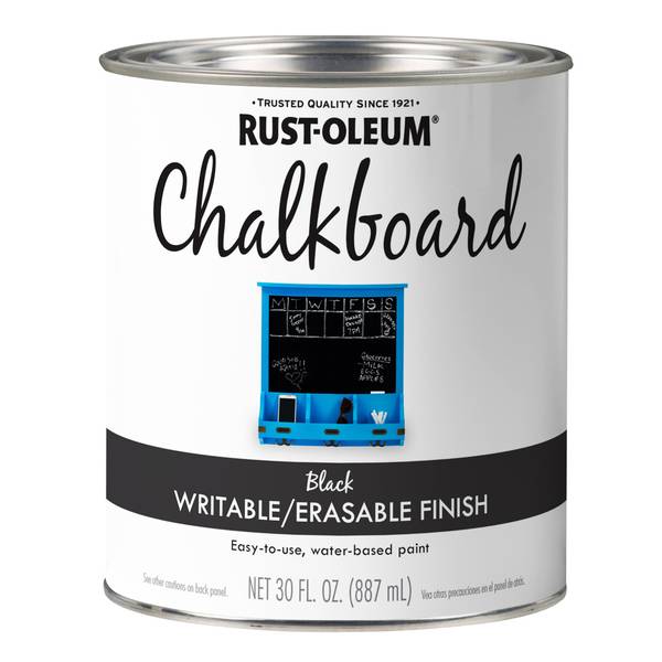 RustOleum 30 oz Flat Black Chalkboard Effect Paint 301450 Blain's Farm & Fleet