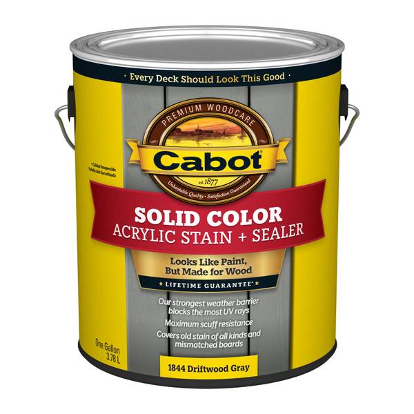 Photo of 1 Gallon Solid Color Acrylic Stain + Sealer