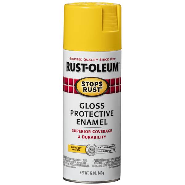Rust-Oleum 12 oz Stops Rust Protective Enamel Gloss Paint