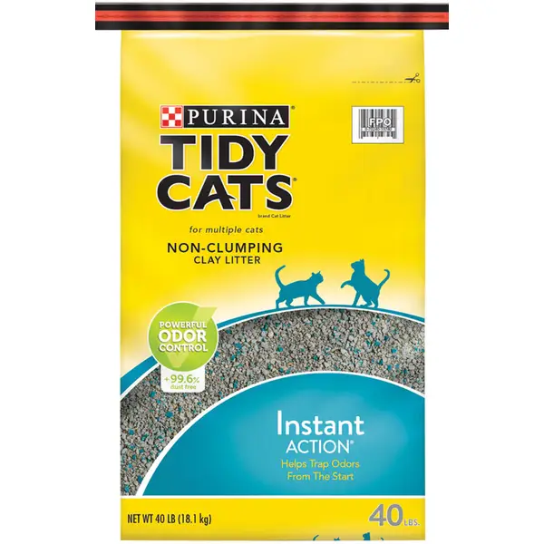 Tidy Cats 40 lb Non-Clumping Instant Action Cat Litter 099-058