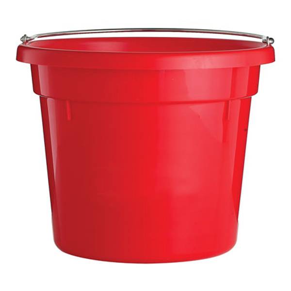 Little Giant Plastic Utility Bucket, Red UB10RED Blain's Farm & Fleet