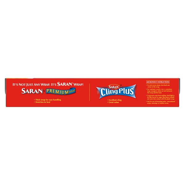 saran  Amazon.com: Saran Premium Plastic Wrap, Bulk Food Storage, Easy