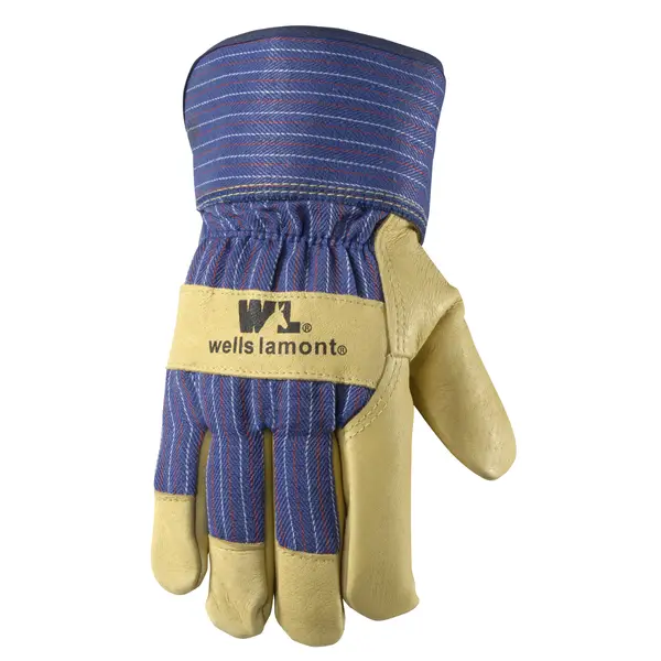 Wells Lamont Men's HydraHyde Leather Work Gloves, 6-pair