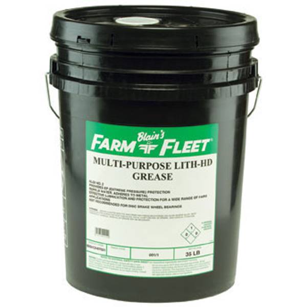 Blain's Farm & Fleet Multi Purpose Lith HD Grease Tube, 35 lb pail