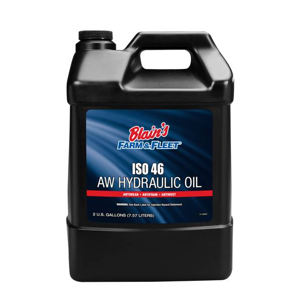 Blain's Farm & Fleet 2 Gallon ISO 32 Hydraulic Oil, AW46 633420407078