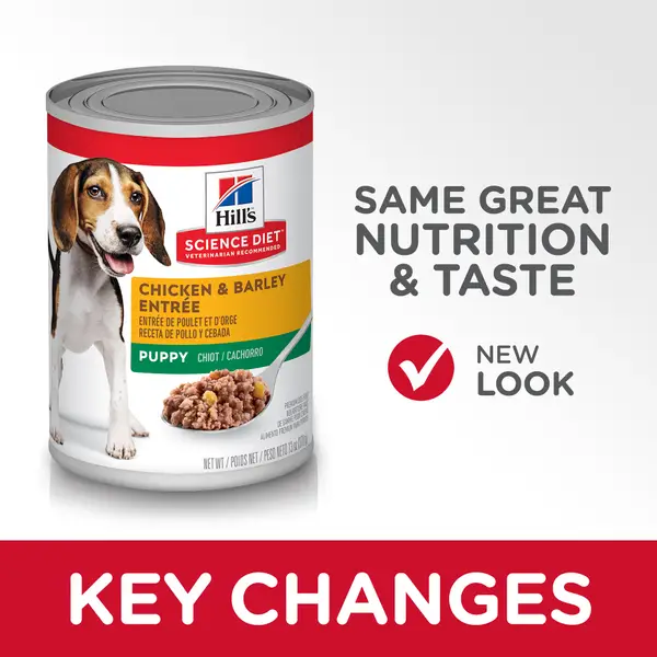 science diet chicken and barley canned dog food