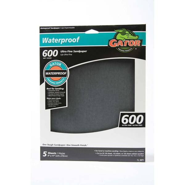 Photo of Silicon Carbide Waterproof Sanding Sheet 5 Pack