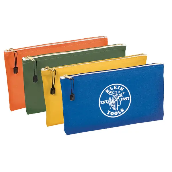 Klein Tools Zipper Bag Four Pack - 5140 | Blain's Farm & Fleet