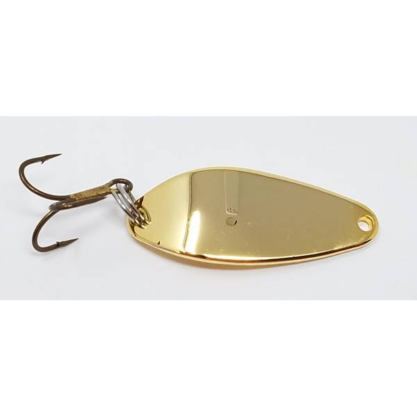 Acme Tackle Little Cleo Fishing Spoon Gold & Flo Orange 1/3 oz