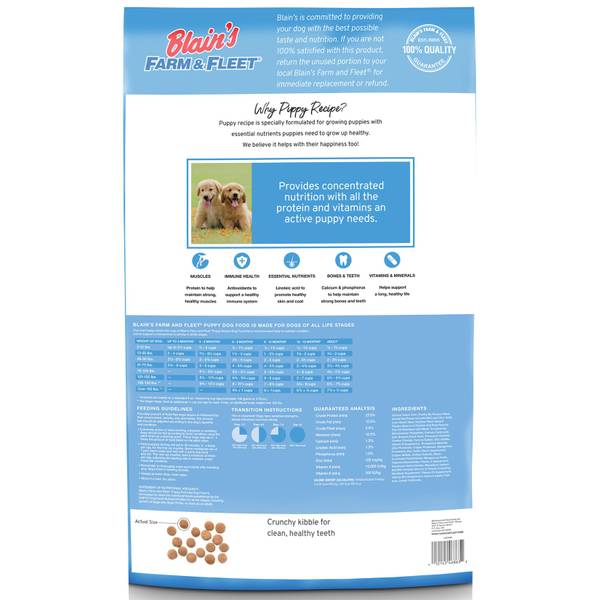 Blain s Farm Fleet 40 lb Puppy Formula Dog Food 38730 40