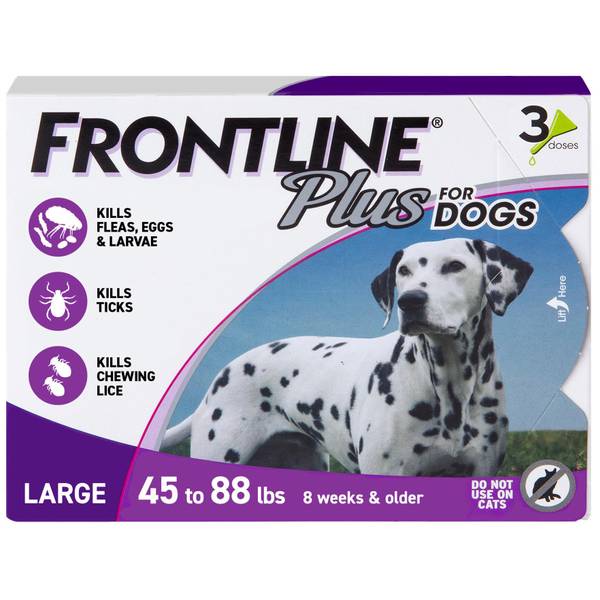 Photo of Frontline Plus Flea & Tick Topical for Dogs, 3-Count
