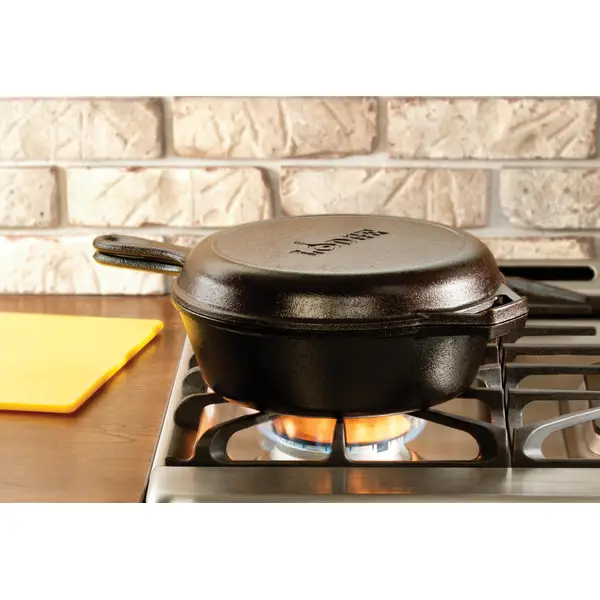 Lodge 3.2 Quart Cast Iron Combo Cooker - LCC3 | Blain's Farm & Fleet